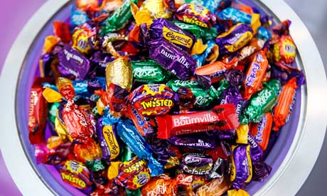 Cadbury's chocolates in a bowl