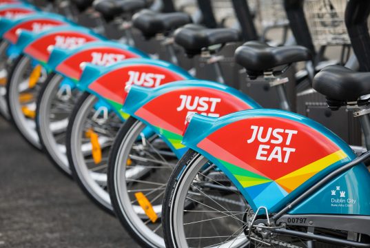 Just Eat Takes Over dublinbike Sponsorship