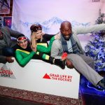 -Cool Runnings actors Doug E. Doug and Rawle D. Lewis with Ross Kiernan and Steph Barry