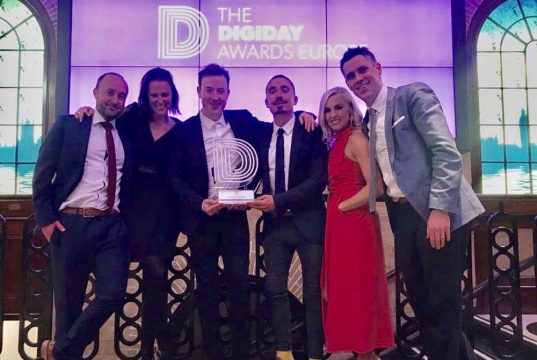 Maximum Media Wins Gold at Digiday Awards Europe