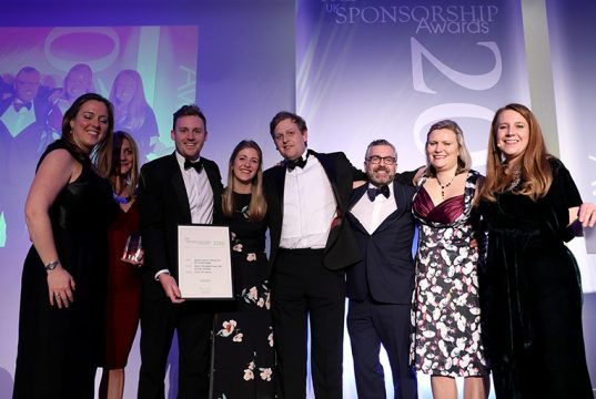 Verve Picks Up Award at the UK Sponsorship Awards