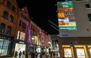 Jameson Caskmates Lights Up Dublin Social Landmarks