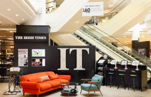 Irish Times Celebrates 160 Years with Pop-Up and Major OOH Campaign