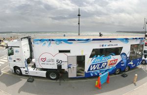 WLR launches its new state-of-the-art Outside Broadcaster WLR-Broadcaster-Live-from-Tramore-Beach