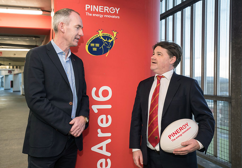 Pinergy Renews Munster Rugby Sponsorship for Sixth Year Running