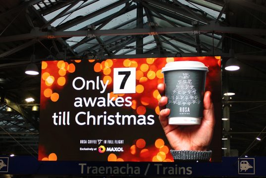 Maxol Wide Awake in Christmas Coffee Campaign