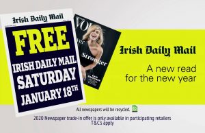 Irish Daily Mail Launches Nationwide Free Newspaper Promotion