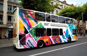 Dublin Bus Showcases Creatives Against Covid19 Artwork
