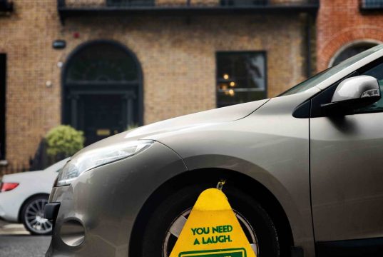 Paddy Power Turns Dublin Wheel Clamps Into Ads for Comedy Festival