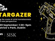 Focus Ireland Uses Night Sky to Highlight Scale of Child Homelessness